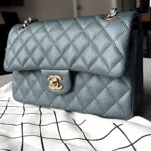 Chanel Petrol Blue - Small Classic Flap
